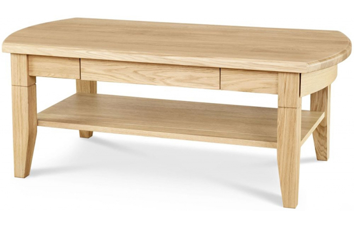 Lancaster Solid Oak Collection - Lancaster Solid Oak Coffee Table With Drawer