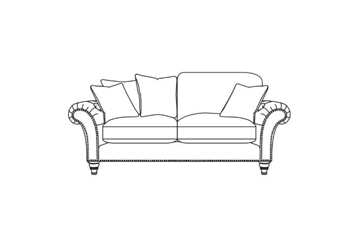  3 Seater Sofas - Keaton Medium Sofa 