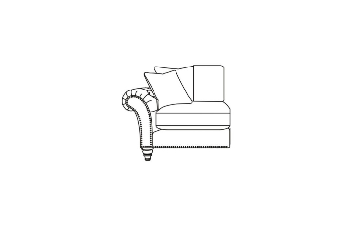  Corner Sofas - Keaton 1 Seater 1 Arm Sofa
