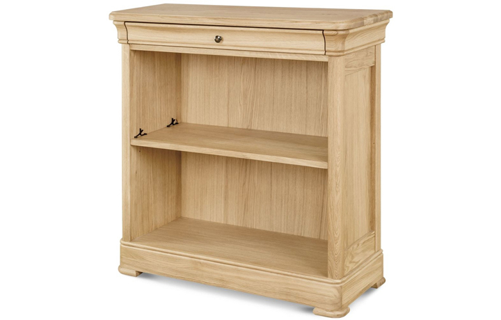 Lancaster Solid Oak Collection - Lancaster Solid Oak Small Wide Bookcase