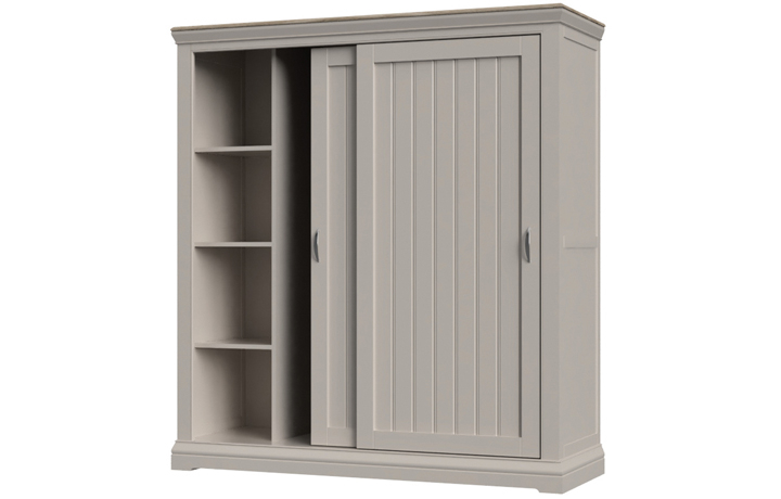 Felicity Painted Collection - Felicity Painted Sliding Door Double Wardrobe