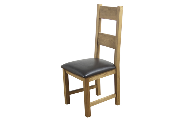 Hamilton Oak Collection - Hamilton Oak Dining Chair With Pad