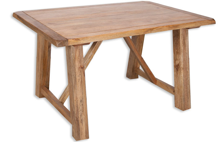 Oak Dining Tables - Chennai Solid Mango 135cm Dining Table