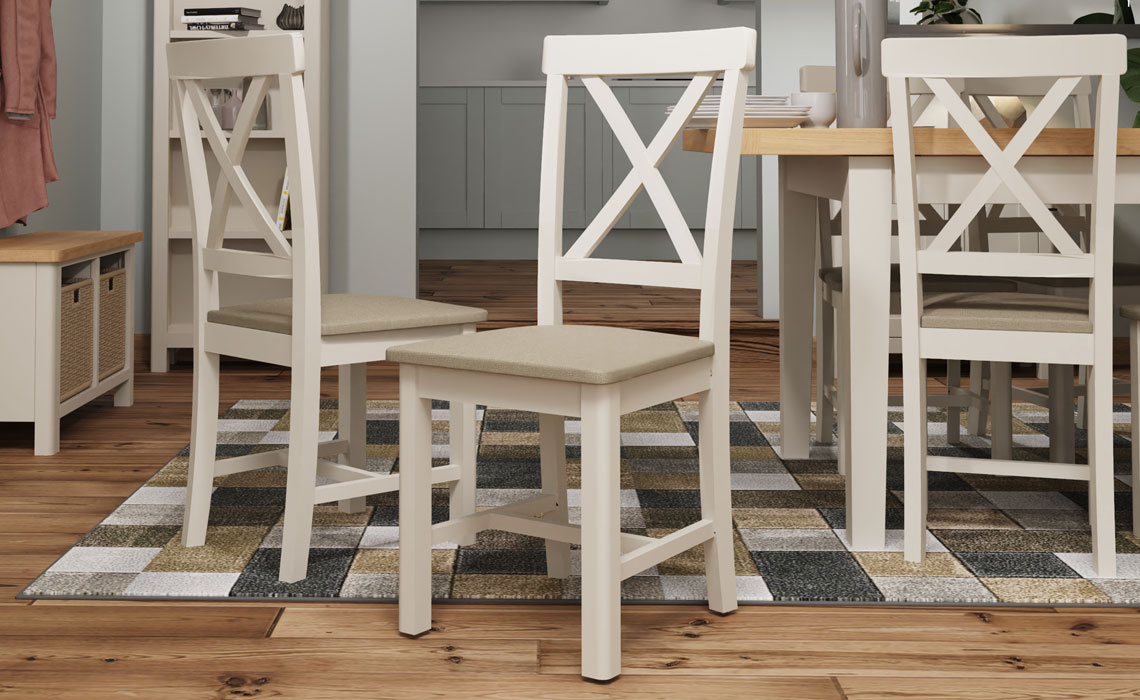 Painted Dining Chairs - Woodbridge Truffle Grey Painted Dining Chair