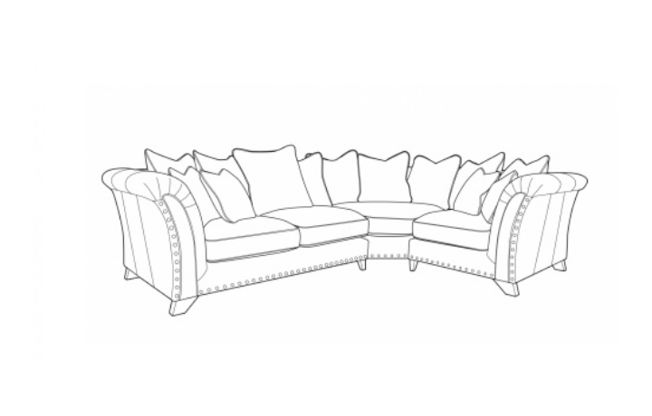 Weston Sofa Collection  - Weston Medium Pillow Or Standard Back Corner Group 