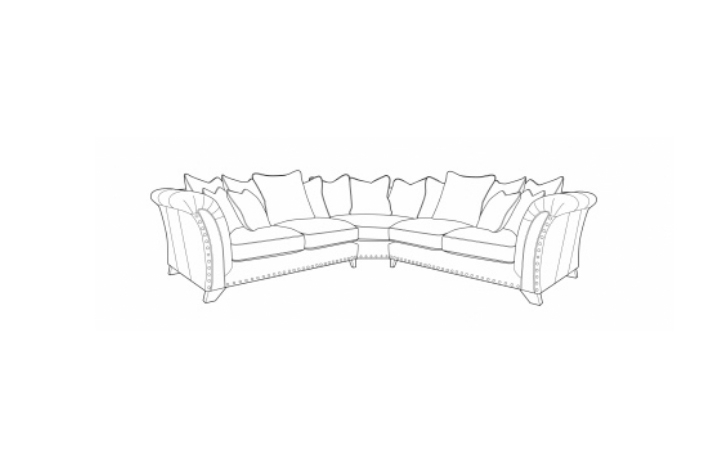  Corner Sofas - Weston Large Pillow Or Standard Back Corner Group 