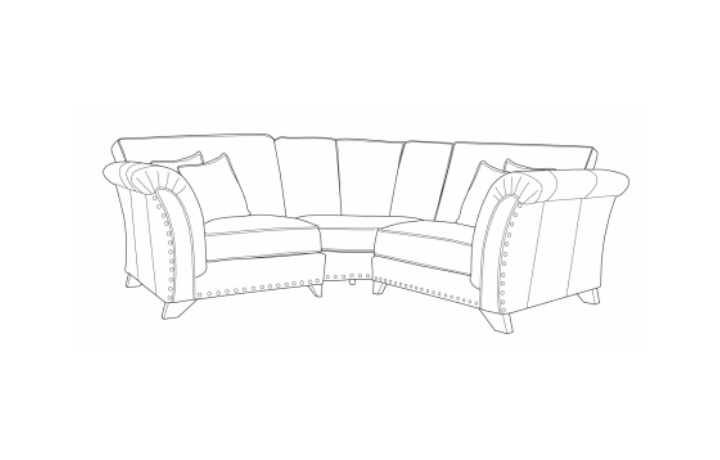  Corner Sofas - Weston Small Pillow Or Standard Back Corner Group