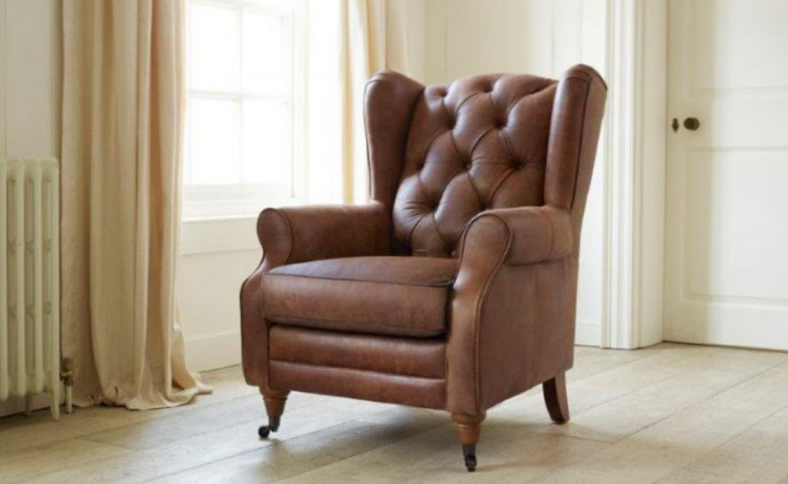 Accent Chairs - Heather Arm Chair - Buttoned