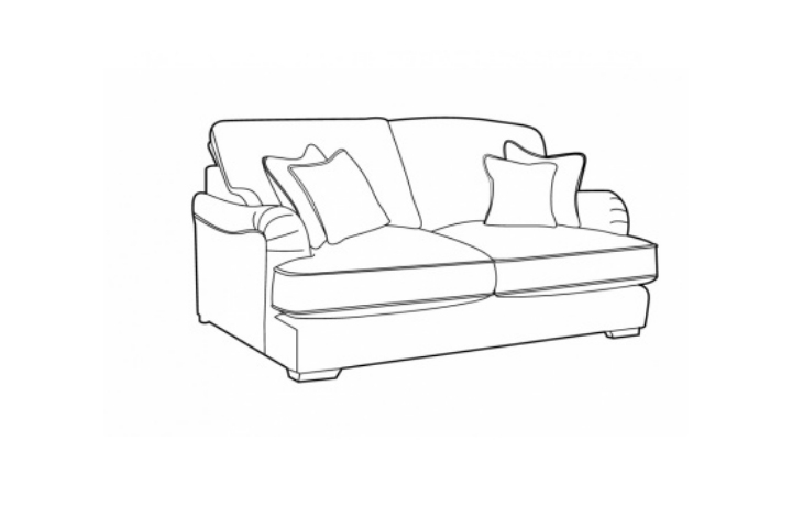 Burley Range - Fabric & Leather - Burley 2 Seater Sofa Bed