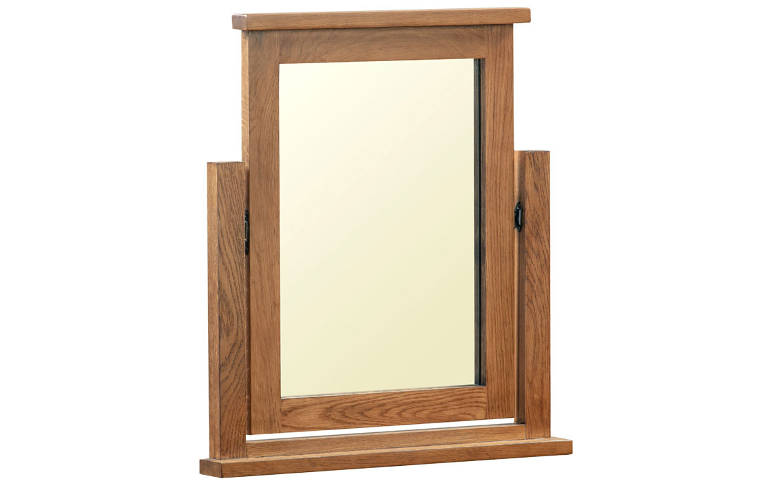Oak Mirrors - Lavenham Rustic Oak Mirror