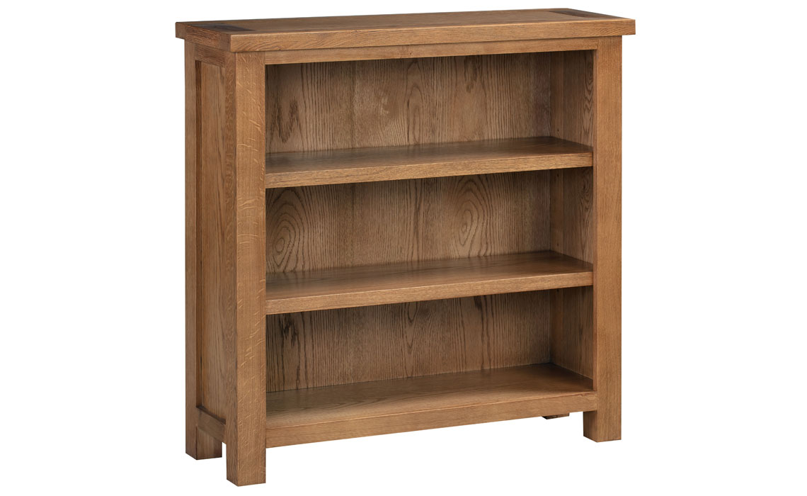 Oak Bookcases - Lavenham Rustic Oak 3ft Bookcase
