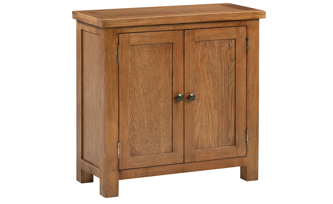 Oak Sideboards - Lavenham Rustic Oak 2 Door Cabinet