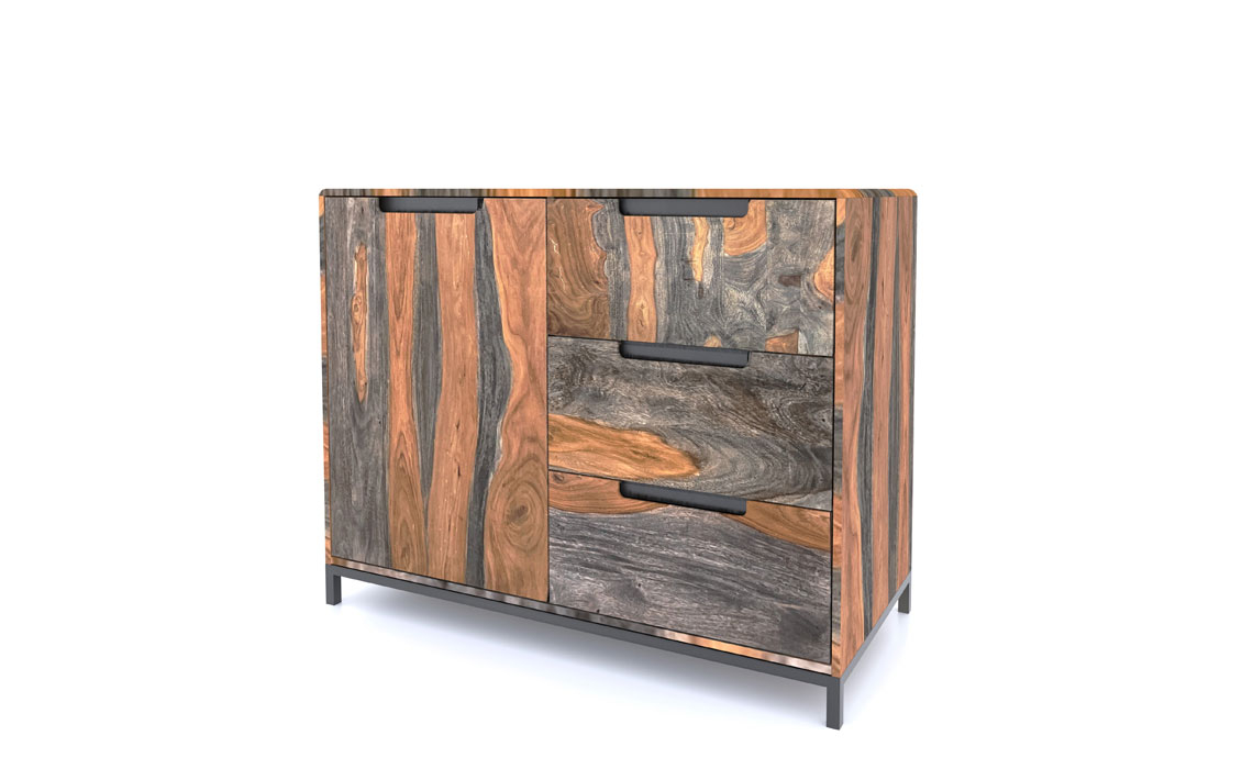 Sideboards & Cabinets - Goa Solid Sheesham Small Sideboard