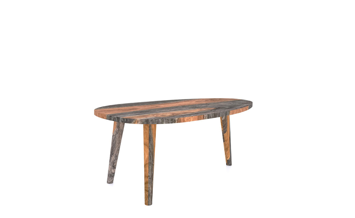 Coffee & Lamp Tables - Goa Solid Sheesham Abstract Coffee Table