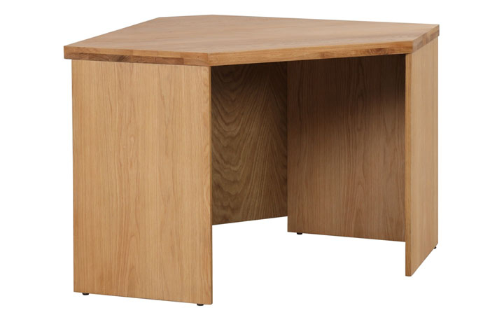 Office Furniture - Native Oak Corner Desk