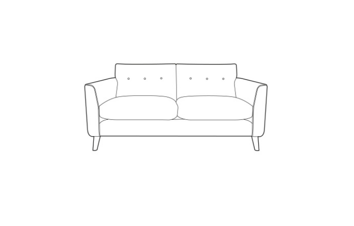  2 Seater Sofas - Ingrid Medium Sofa