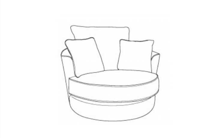 Elizabeth Sofa Collection - Elizabeth Swivel Chair