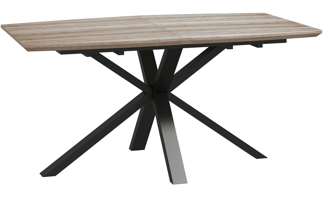 Industrial Dining Tables - Vanya 160-210cm Extending Dining Table 