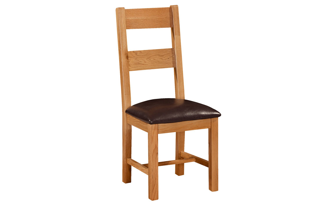 Oak Dining Chairs - Newborne Oak Ladderback Dining Chair