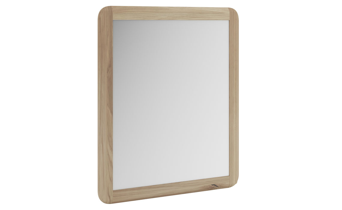 Oak Mirrors - Oxford Solid Oak Wall Mirror