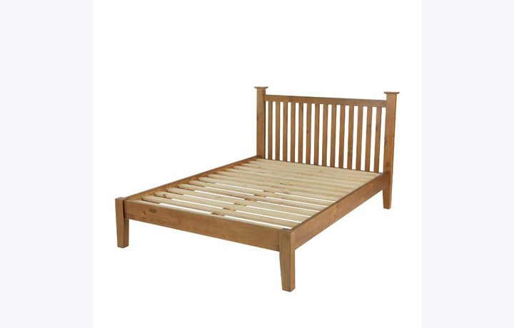 4ft6 Double Hardwood Bed Frames - Appleby Pine 4ft6 Double Bed Frame