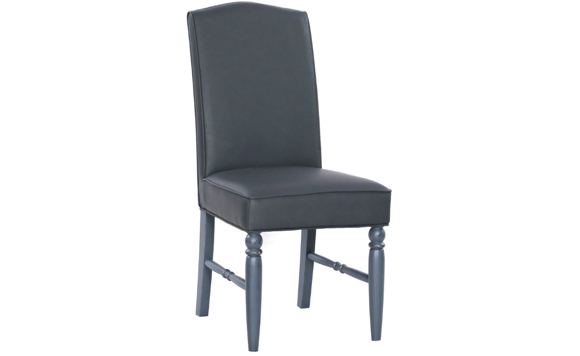 Painted Dining Chairs - Hemmingway Distressed Upholstered Dining Chair 