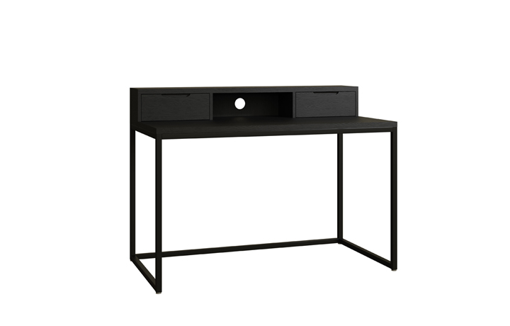 Office Furniture - Modal Solid Black Oak Desk