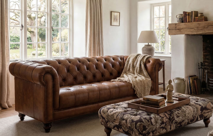 Sofas, Chairs & Corner Suites - Buckingham Fabric or Leather Collection