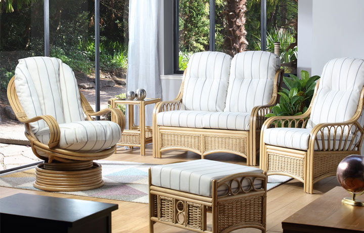 Indoor Cane Furniture  - Sherwood Range in Natural Wash