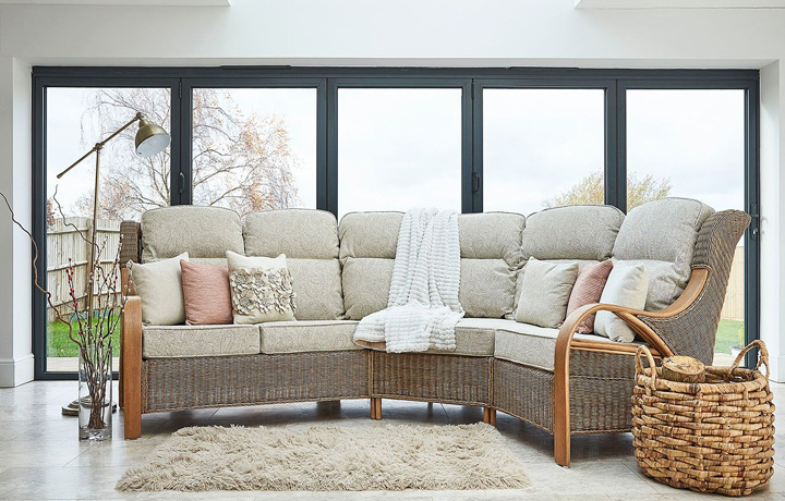 Indoor Cane Furniture  - Daro - Waterford Modular Range in Natural Wash