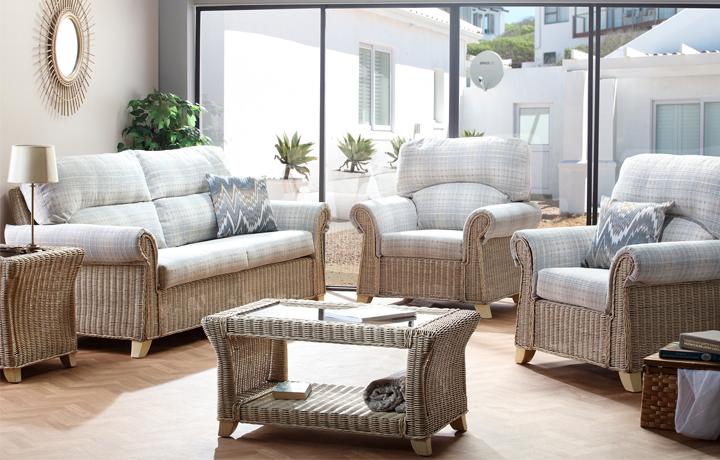 Indoor Cane Furniture  - Charlton Cane Range in Natural Wash