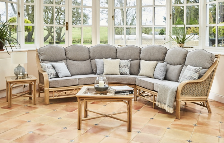 Cane Furniture - Only at Stonham Barns - Daro - Heathfield Modular Range in Natural Wash