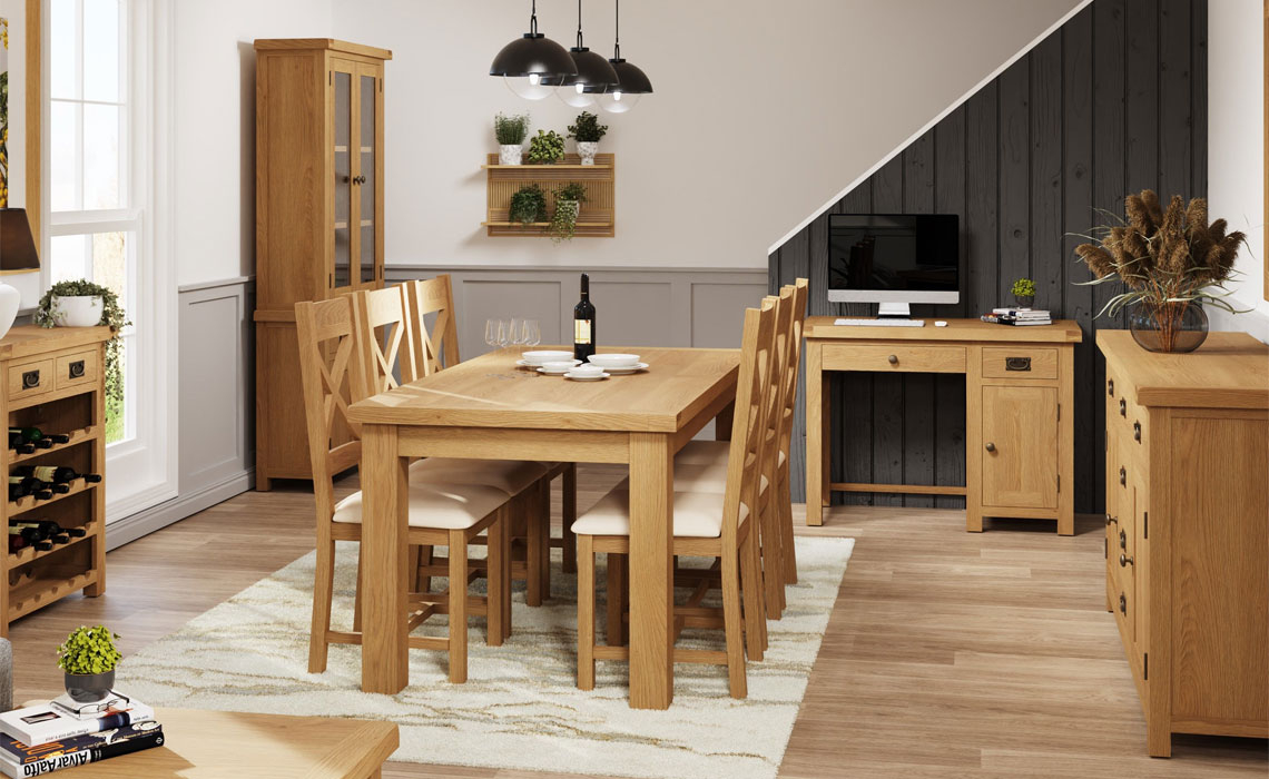 Oak & Hardwood Furniture Collections - Burford Rustic Oak Collection