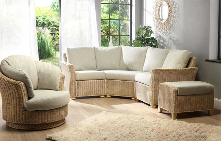 Daro Cane Furniture  - Crawford Modular Rattan Range in Natural Wash