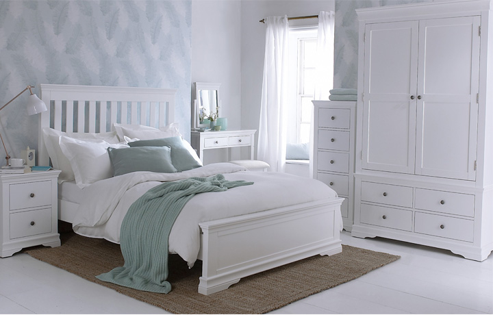 Painted Furniture Collections - Salthouse White Painted Bedroom Collection