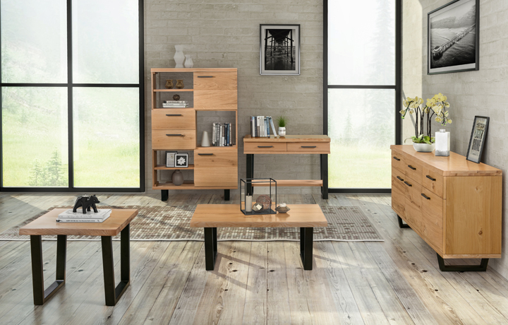 Oak Furniture Collections - Rivers Oak Industrial Collection