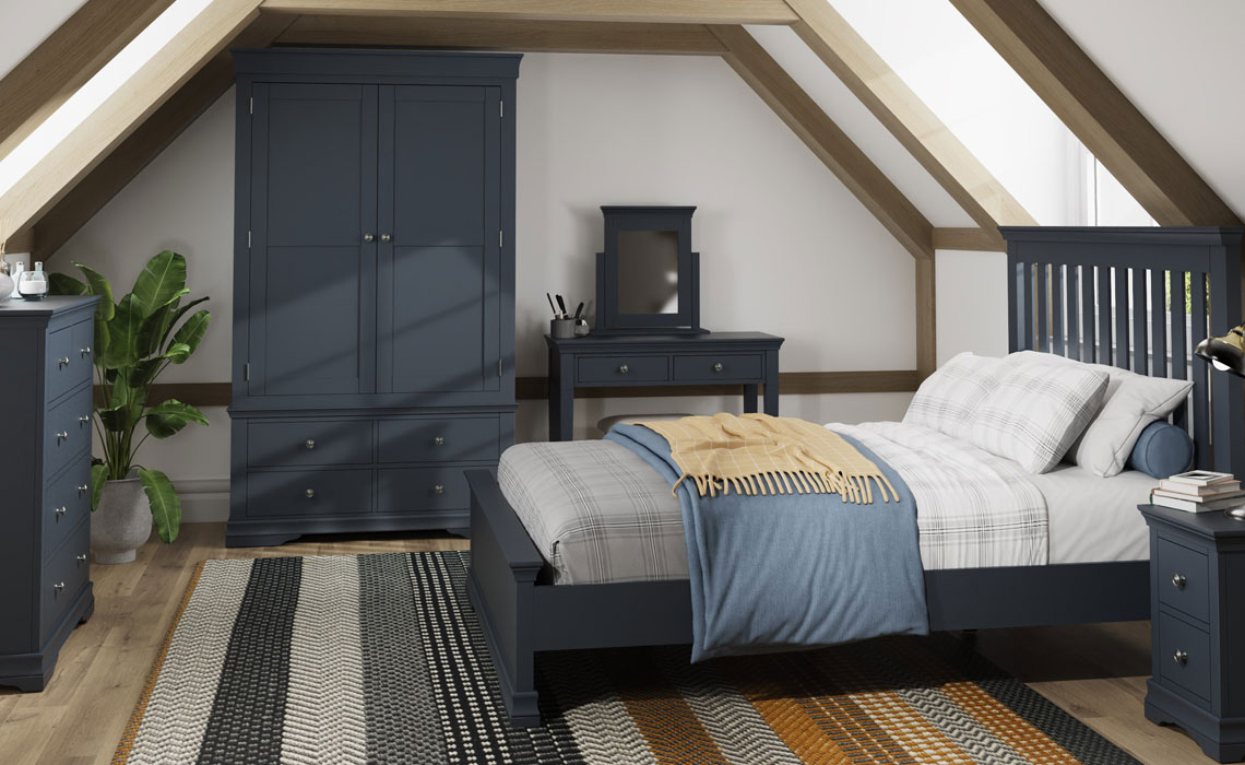 Painted Furniture Collections - Salthouse Midnight Blue Painted Bedroom Collection