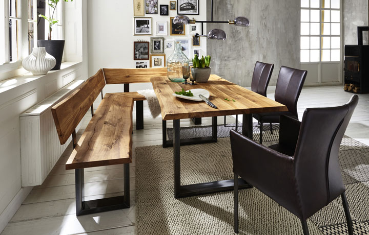 Industrial Furniture - Aurora Solid European Oak