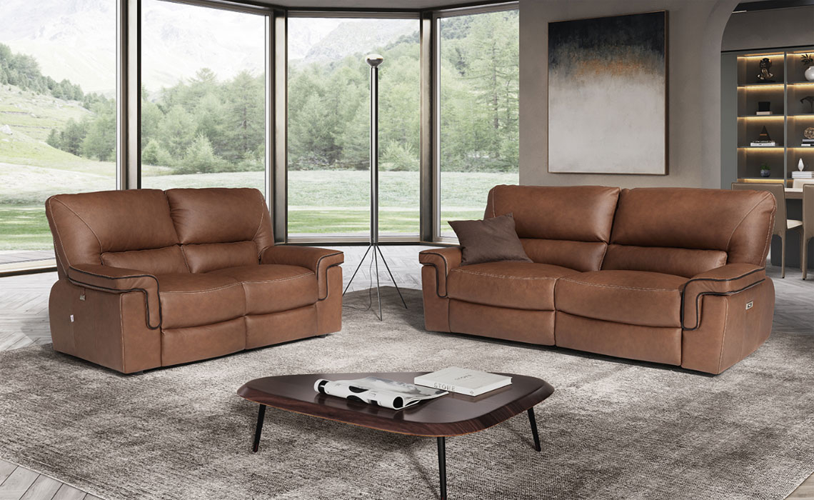 Sofas, Chairs & Corner Suites - Legend Leather Or Fabric Collection