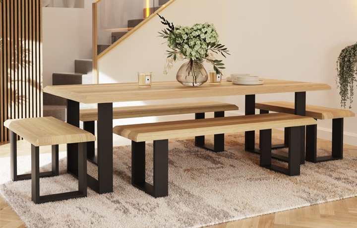 Industrial Furniture - Oslo Solid European Oak Collection