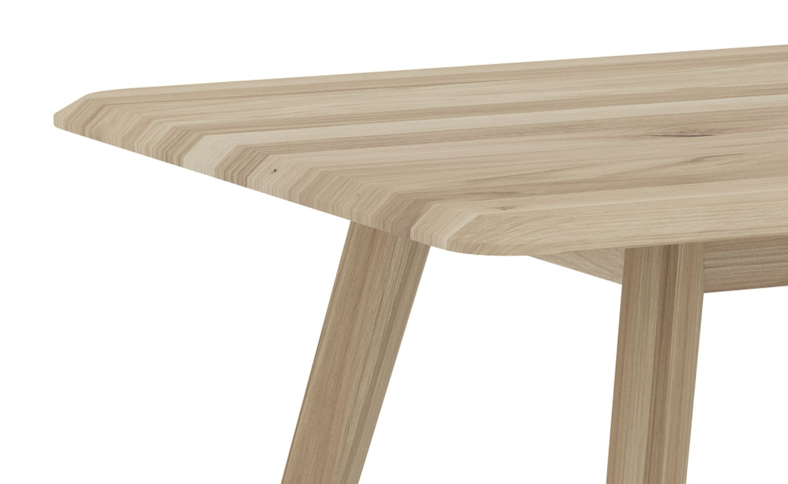 Oxford Solid Oak 140-180cm Extending Dining Table