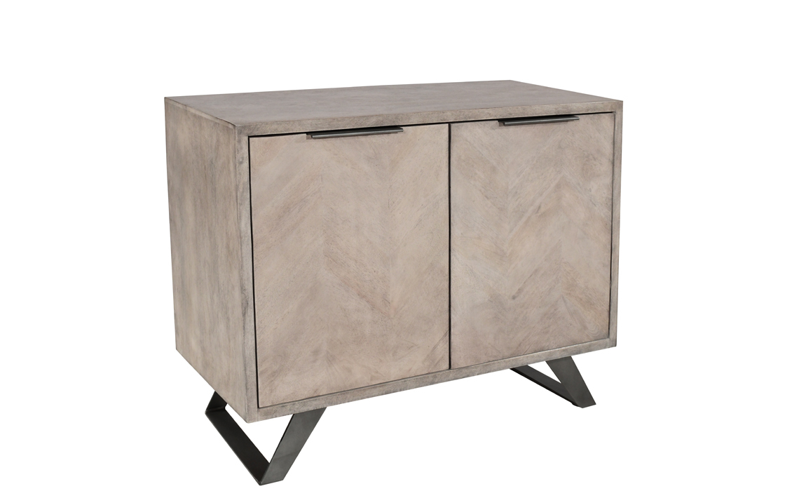 Mimoso Grey Wash Mango Small 2 Door Sideboard