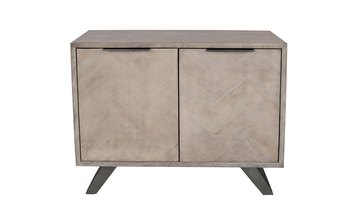 Mimoso Grey Wash Mango Small 2 Door Sideboard