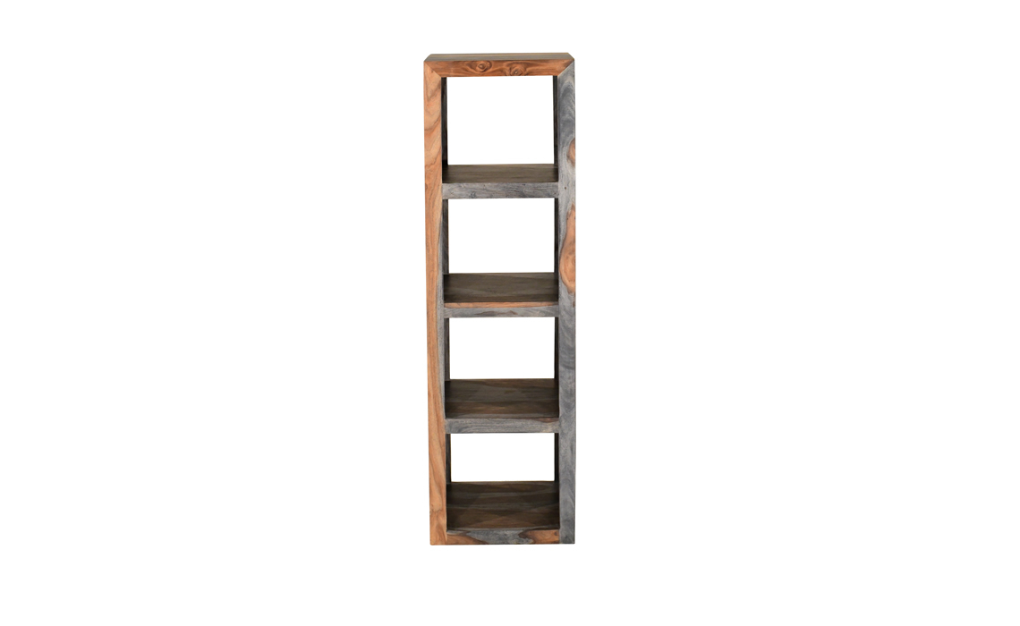 Panaji Solid Sheesham 4 Hole Shelving Unit