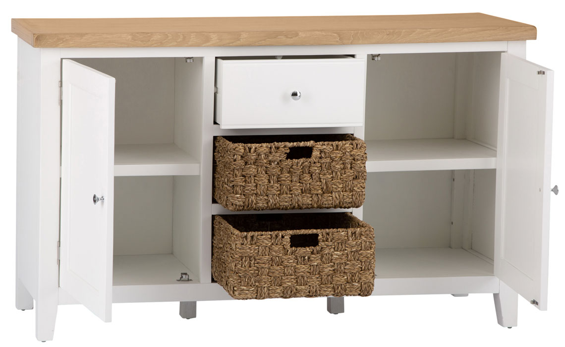 Ashley Painted White Large Sideboard