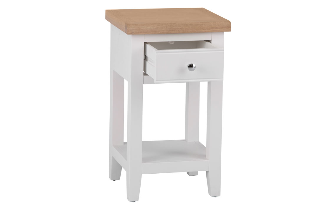 Ashley Painted White Lamp Table