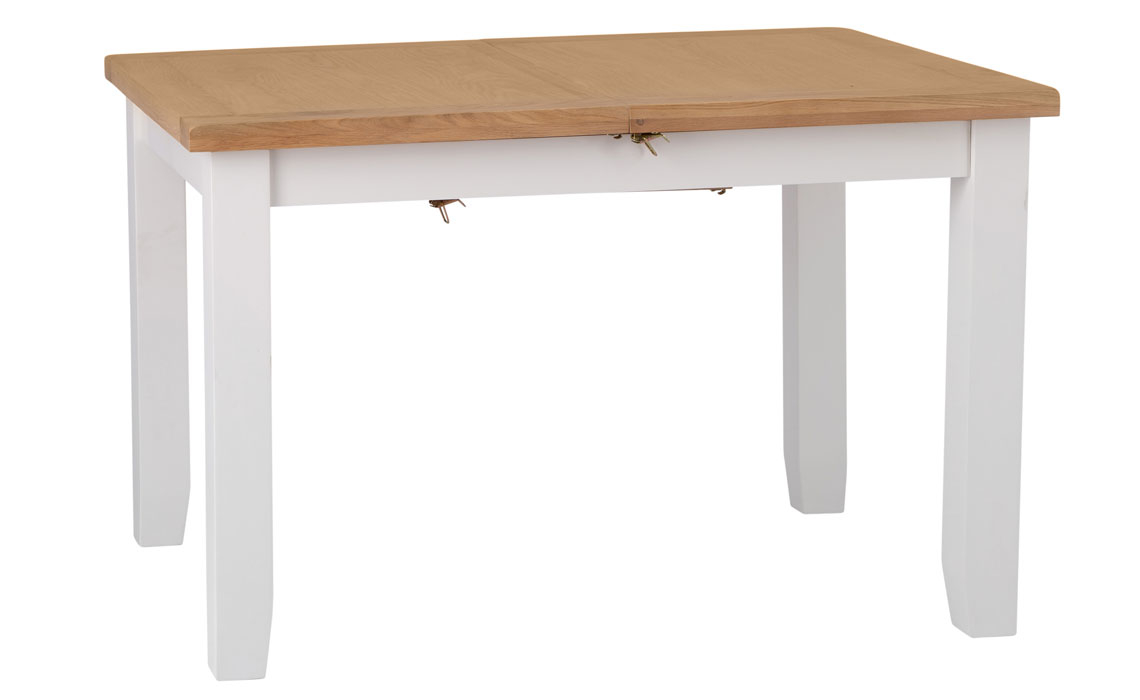 Ashley Painted White 120-160cm Butterfly Extending Table