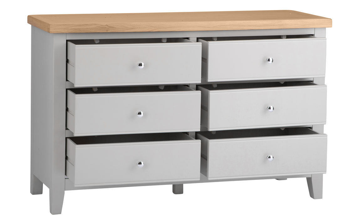 Ashley Painted Grey 6 Drawer Chest