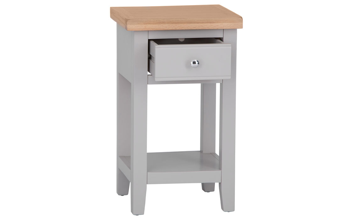 Ashley Painted Grey Lamp Table