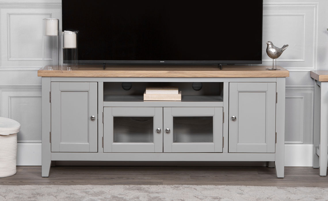 Ashley Painted Grey Large TV Unit